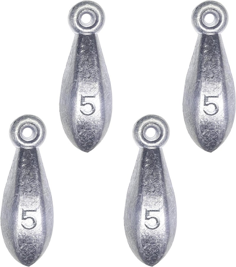 TKHDBF Fishing Weights Sinkers Bank Sinkers Bullet Weights for Surf Fishing Pier Bank Fishing Saltwater Fishing Gear 1oz to 8oz - Image 1